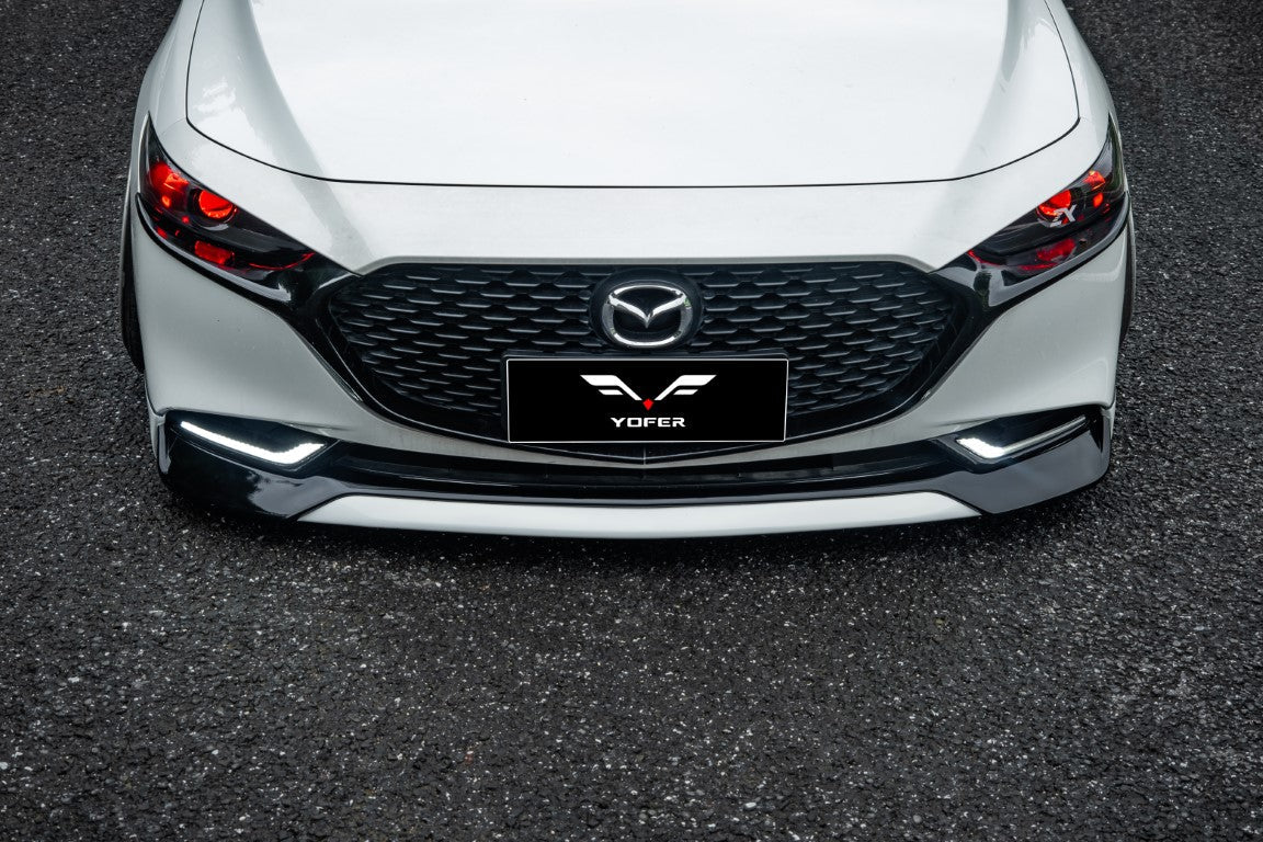 Mazda3 4th Gen BP 2019-ON with Aftermarket Parts - Full Body Kit PP Polypropylene & ABS from Yofer USA