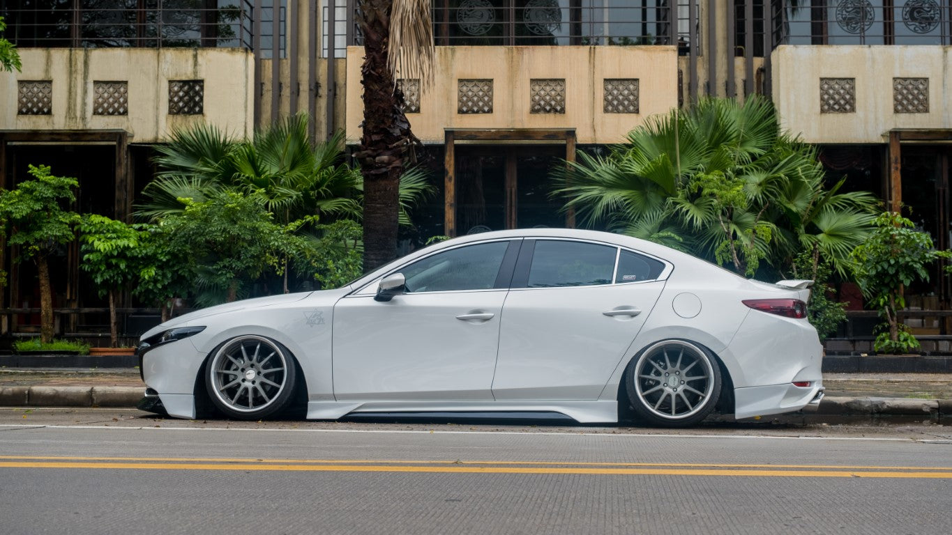 Mazda3 4th Gen BP 2019-ON with Aftermarket Parts - Full Body Kit PP Polypropylene & ABS from Yofer USA