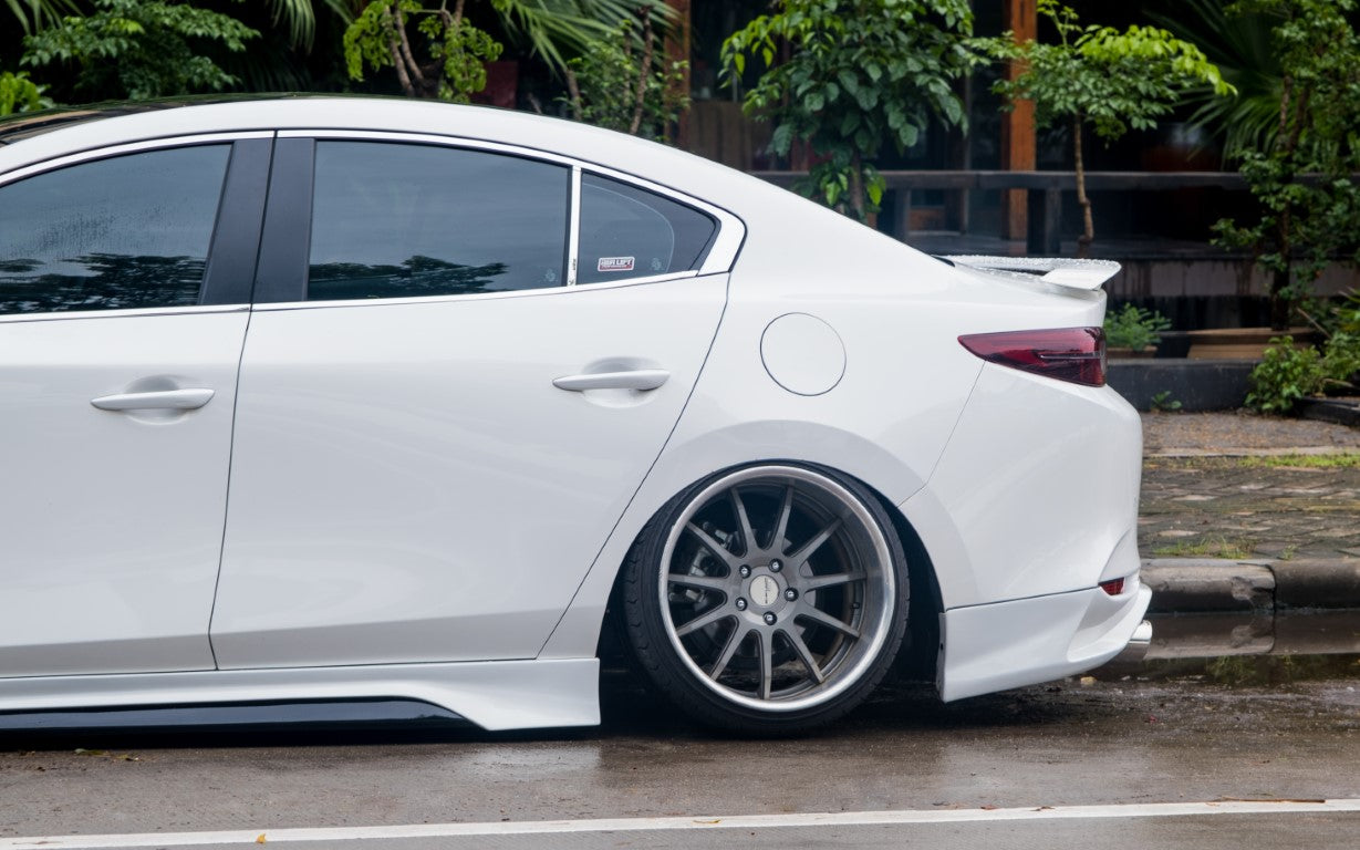 Mazda3 4th Gen BP 2019-ON with Aftermarket Parts - Full Body Kit PP Polypropylene & ABS from Yofer USA