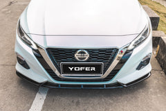 Nissan Altima L34 2019-2022 with Aftermarket Parts - Front Lip Splitter PP from Yofer USA