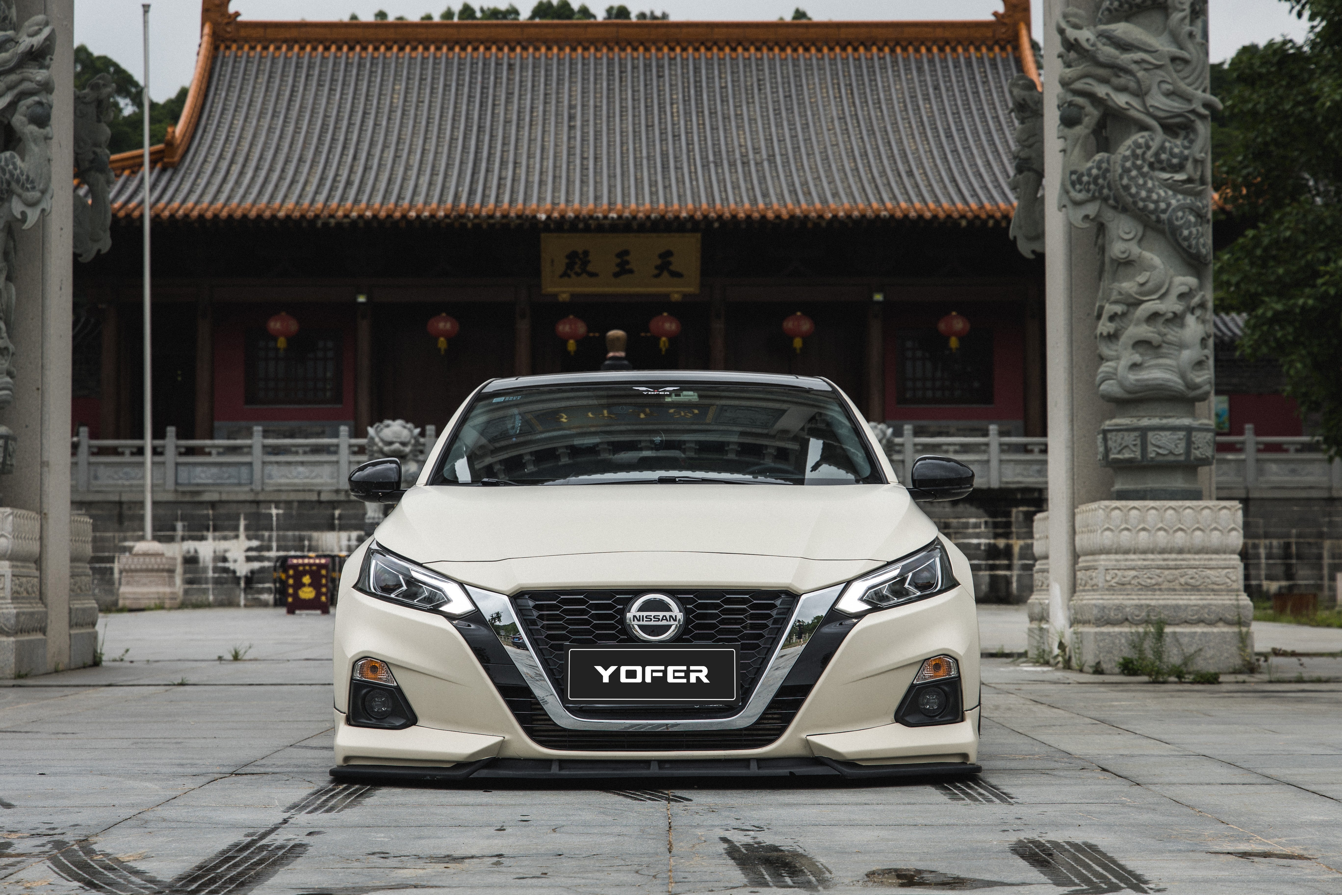 Tesla Nissan Altima L34 2019 2020 2021 2022 with Aftermarket Parts - Full Body Kit ABS from Yofer USA