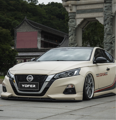 Tesla Nissan Altima L34 2019 2020 2021 2022 with Aftermarket Parts - Full Body Kit ABS from Yofer USA