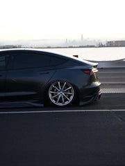Tesla Model 3 Highland / Performance 2024 with Aftermarket Parts - V2 Rear Diffuser & Canards PP from Yofer USA