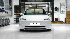 Tesla Model 3 Highland 2024 with Aftermarket Parts - Front Lip Splitter ABS & PP from Yofer USA