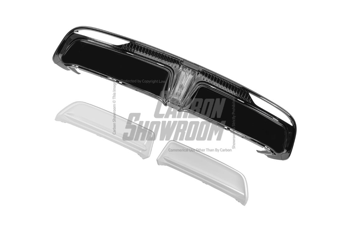 Tesla Model 3 Highland / Performance 2024-ON with Aftermarket Parts - V2 Style Rear Diffuser & Canards PP from Yofer USA