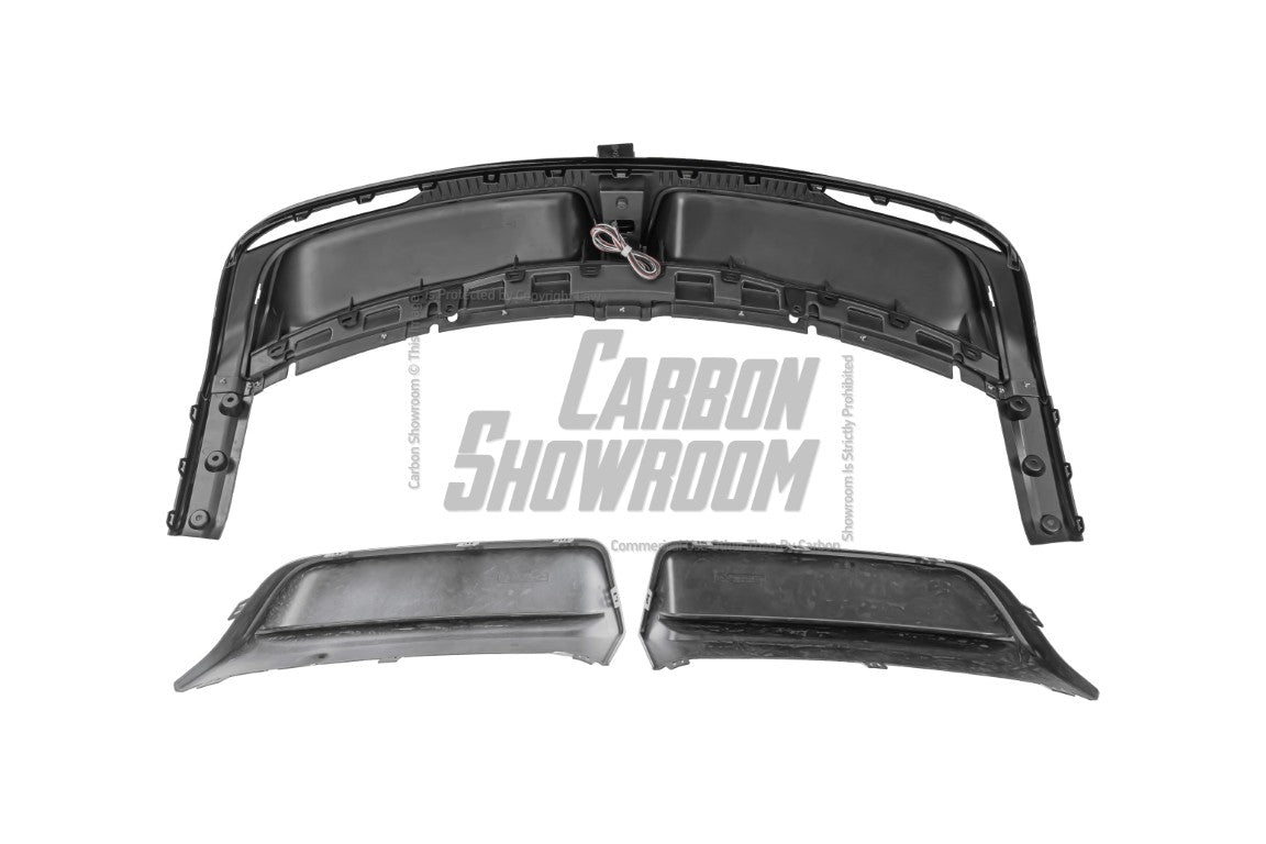 Tesla Model 3 Highland / Performance 2024-ON with Aftermarket Parts - V2 Style Rear Diffuser & Canards PP from Yofer USA