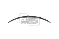 Tesla Model 3 Highland / Performance 2024 with Aftermarket Parts - Rear Spoiler Pre-preg Carbon Fiber / ABS from Yofer USA