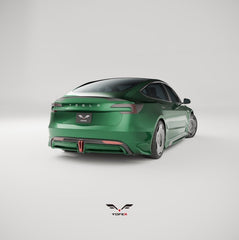 Tesla Model 3 Highland / Performance 2024-ON with Aftermarket Parts - Rear Spoiler Pre-preg Carbon Fiber / ABS from Yofer USA
