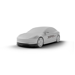 Tesla Model 3 Highland 2024 with Aftermarket Parts - Front Lip Splitter ABS & PP from Yofer USA