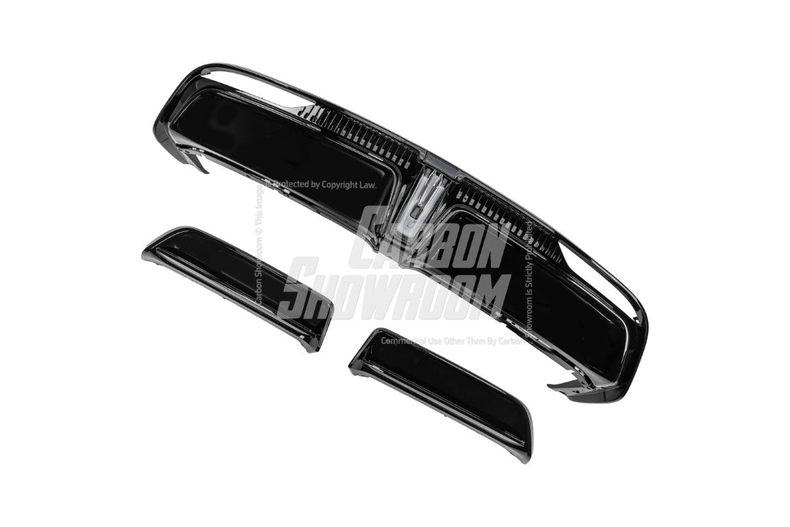 Tesla Model 3 Highland / Performance 2024-ON with Aftermarket Parts - V2 Style Rear Diffuser & Canards PP from Yofer USA