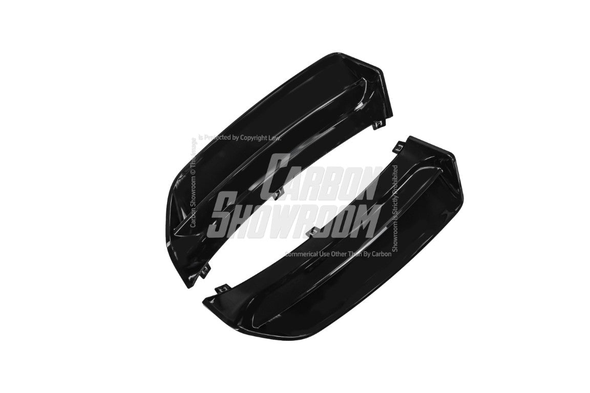 Tesla Model 3 Highland / Performance 2024-ON with Aftermarket Parts - V2 Style Rear Diffuser & Canards PP from Yofer USA