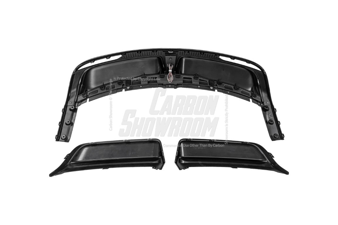 Tesla Model 3 Highland / Performance 2024-ON with Aftermarket Parts - V2 Style Rear Diffuser & Canards PP from Yofer USA