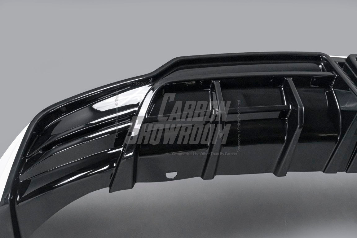 Tesla Model 3 / Performance 2017 2018 2019 2020 2021 2022 2023 with Aftermarket Parts - Rear Diffuser PP from Yofer USA