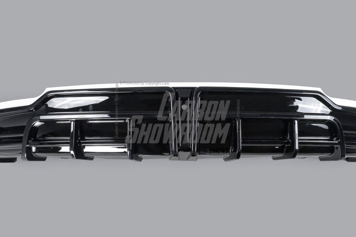 Tesla Model 3 / Performance 2017 2018 2019 2020 2021 2022 2023 with Aftermarket Parts - Rear Diffuser PP from Yofer USA