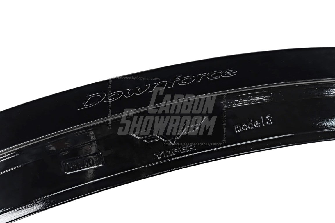 Tesla Model 3 / Performance 2017 2018 2019 2020 2021 2022 2023 with Aftermarket Parts - Rear Spoiler PP from Yofer USA