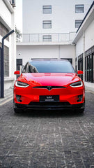 Tesla Model X Performance / Standard Range / P100D / P90D / Long Range Plus / 100D / 90D / 75D / 70D 2016 2017 2018 2019 2020 2021 with Aftermarket Parts - Front Lip PP from Yofer USA