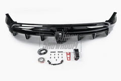 Tesla Model X Performance / Plaid / Standard Range / P100D / P90D / Long Range Plus / Base / 100D / 90D / 75D / 70D 2016-ON with Aftermarket Parts - Rear Diffuser PP from Yofer USA