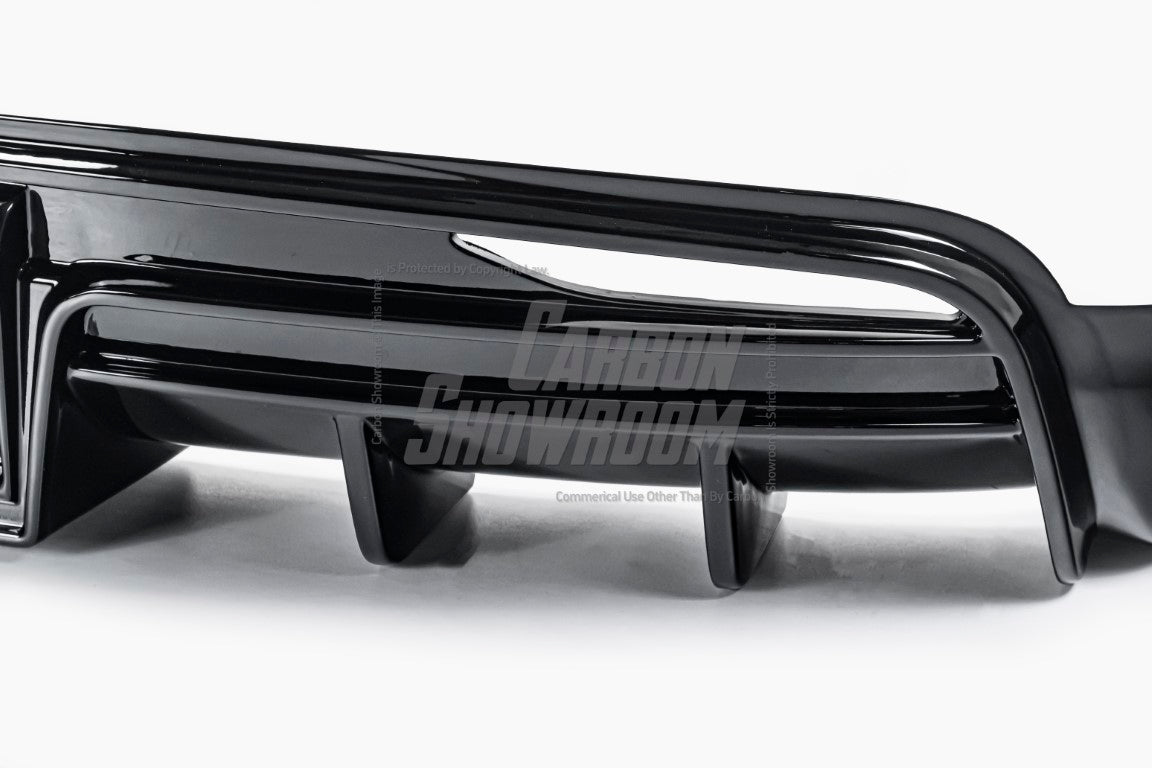 Tesla Model X Performance / Plaid / Standard Range / P100D / P90D / Long Range Plus / Base / 100D / 90D / 75D / 70D 2016-ON with Aftermarket Parts - Rear Diffuser PP from Yofer USA