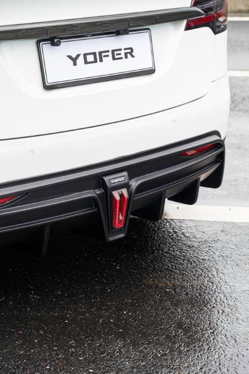 Tesla Model X Performance / Standard Range / P100D / P90D / Long Range Plus / 100D / 90D / 75D / 70D 2016 2017 2018 2019 2020 2021 with Aftermarket Parts - Full Body Kit Package PP from Yofer USA