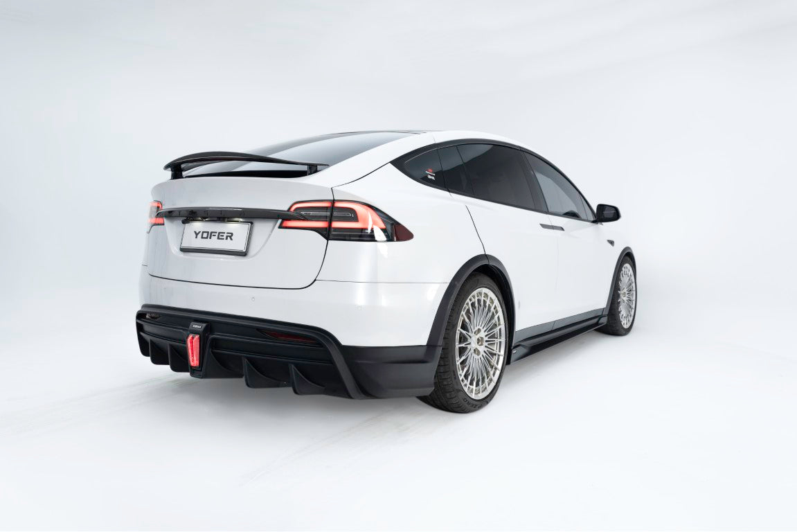 Tesla Model X Performance / Standard Range / P100D / P90D / Long Range Plus / 100D / 90D / 75D / 70D 2016 2017 2018 2019 2020 2021 with Aftermarket Parts - Full Body Kit Package PP from Yofer USA