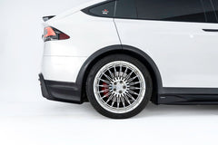 Tesla Model X Performance / Plaid / Standard Range / P100D / P90D / Long Range Plus / Base / 100D / 90D / 75D / 70D 2016-2021 with Aftermarket Parts - Rear Diffuser PP from Yofer USA