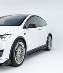 Tesla Model X Performance / Standard Range / P100D / P90D / Long Range Plus / 100D / 90D / 75D / 70D 2016 2017 2018 2019 2020 2021 with Aftermarket Parts - Side Skirts PP from Yofer USA