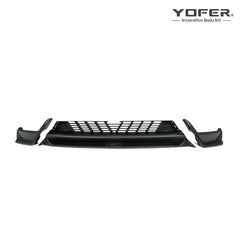 Tesla Model Y Juniper 2026-ON with Aftermarket Parts - Loong Flames Pro Front Lip PP Polypropylene from Yofer USA