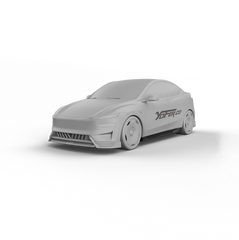 Tesla Model Y Juniper 2026-ON with Aftermarket Parts - Package A P Polypropylene from Yofer USA