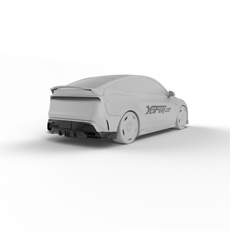 Tesla Model Y Juniper 2026-ON with Aftermarket Parts - Package A P Polypropylene from Yofer USA