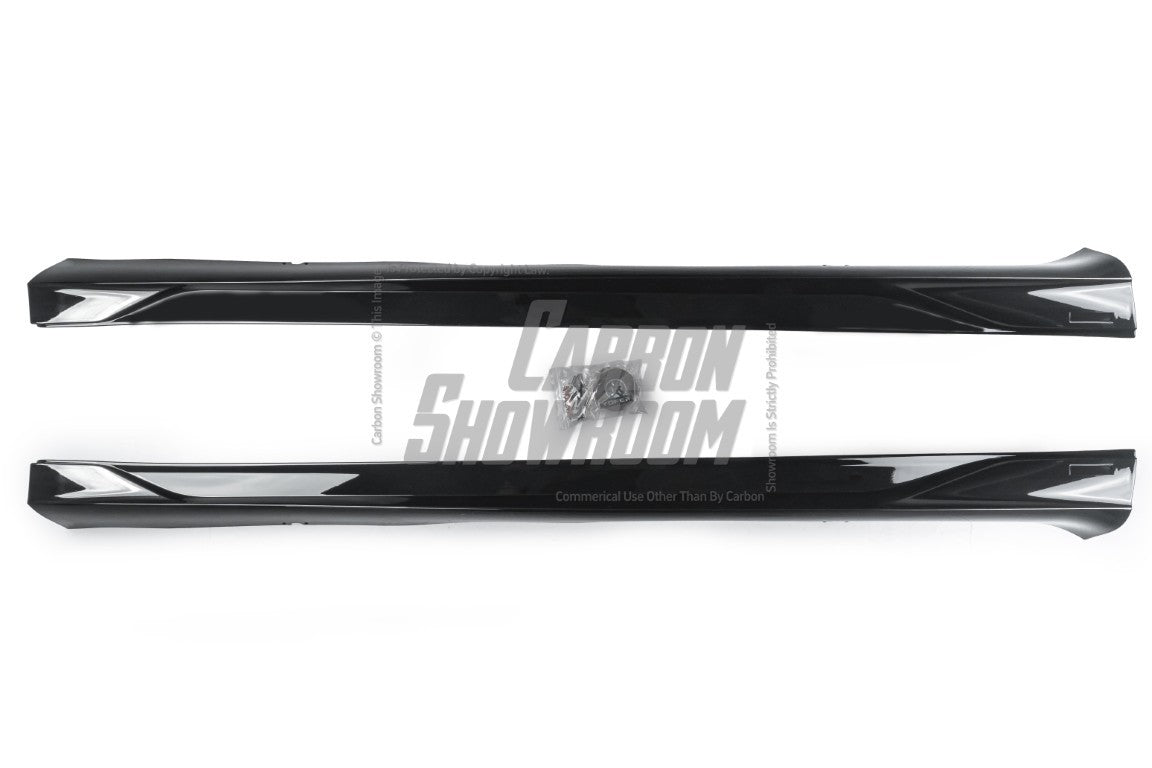 Tesla Model Y Juniper 2026-ON with Aftermarket Parts - Loong Flames Side Skirts PP Polypropylene from Yofer USA