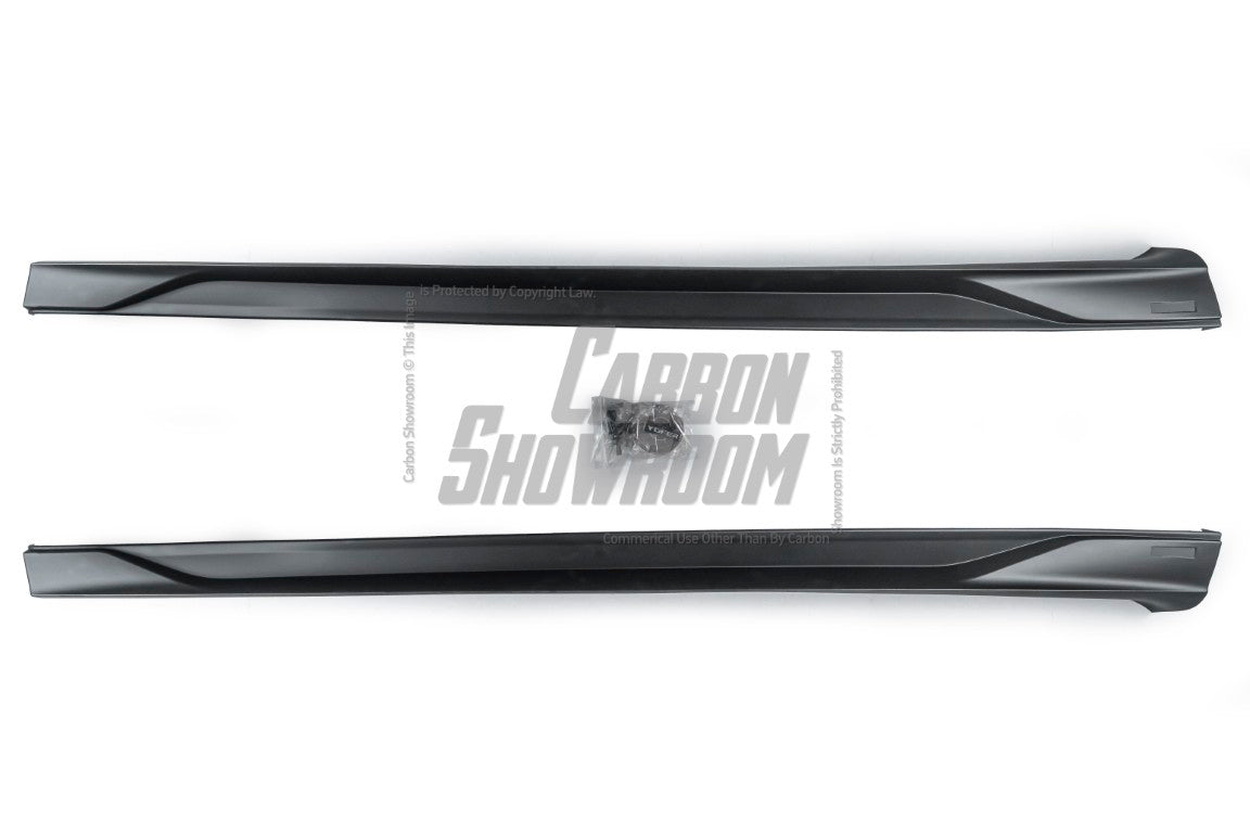 Tesla Model Y Juniper 2026-ON with Aftermarket Parts - Loong Flames Side Skirts PP Polypropylene from Yofer USA