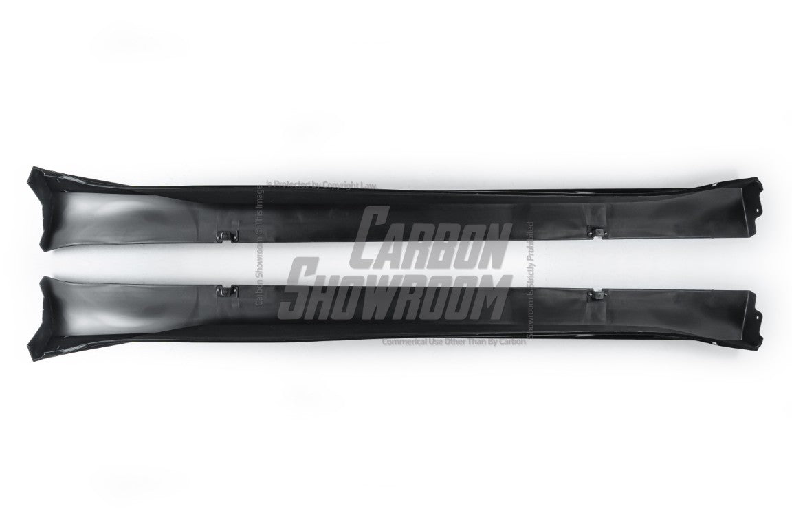 Tesla Model Y Juniper 2026-ON with Aftermarket Parts - Loong Flames Side Skirts PP Polypropylene from Yofer USA