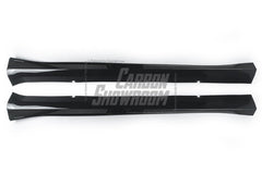 Tesla Model Y Juniper 2026-ON with Aftermarket Parts - Loong Flames Side Skirts PP Polypropylene from Yofer USA