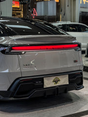 Tesla Model Y Juniper 2026-ON with Aftermarket Parts - Loong Flames Rear Diffuser PP Polypropylene from Yofer USA