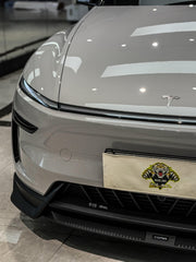 Tesla Model Y Juniper 2026-ON with Aftermarket Parts - Loong Flames Pro Front Lip PP Polypropylene from Yofer USA