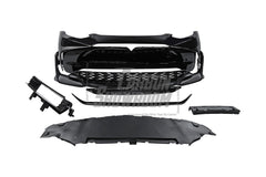 Tesla Model Y / Performance 2021-ON with Aftermarket Parts - Loong Flames Max Front Bumper PP from Yofer USA