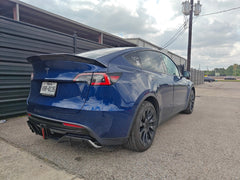 Tesla Model Y / Performance 2021 2022 2023 2024 with Aftermarket Parts - V2 Rear Diffuser PP from Yofer USA