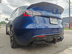 Tesla Model Y / Performance 2021 2022 2023 2024 with Aftermarket Parts - V2 Rear Diffuser PP from Yofer USA