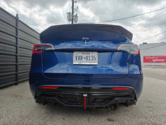 Tesla Model Y / Performance 2021 2022 2023 2024 with Aftermarket Parts - V2 Rear Diffuser PP from Yofer USA