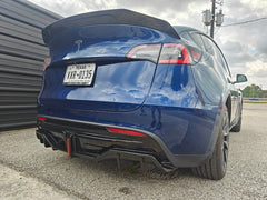 Tesla Model Y / Performance 2021 2022 2023 2024 with Aftermarket Parts - V2 Rear Diffuser PP from Yofer USA