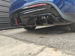Tesla Model Y / Performance 2021 2022 2023 2024 with Aftermarket Parts - V2 Rear Diffuser PP from Yofer USA