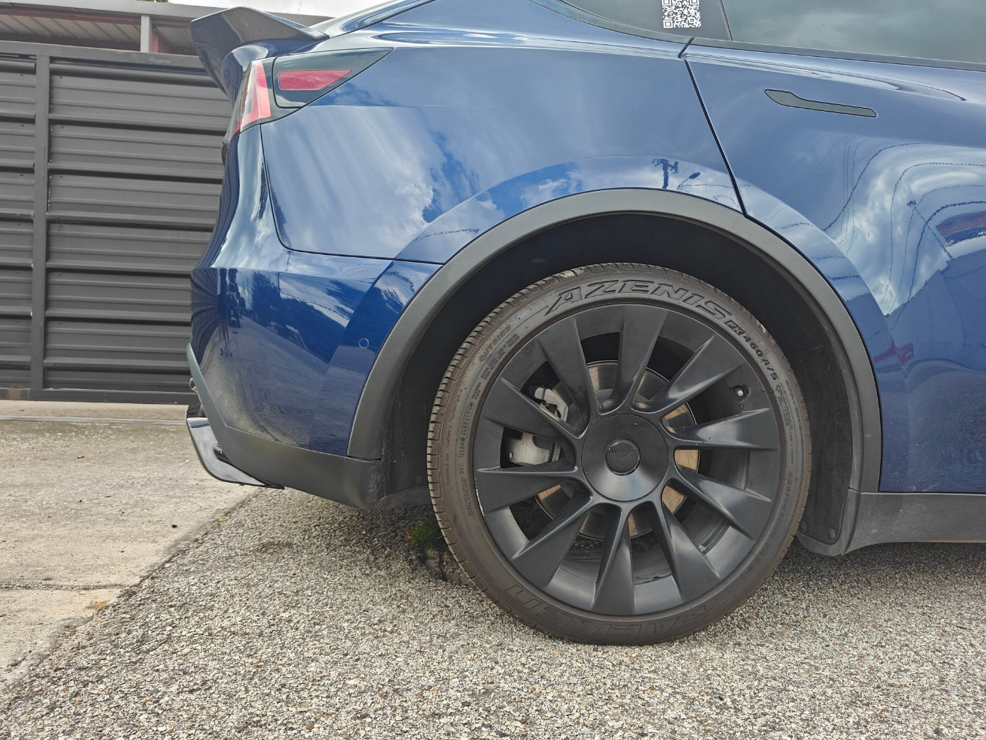 Tesla Model Y / Performance 2021 2022 2023 2024 with Aftermarket Parts - V2 Rear Diffuser PP from Yofer USA