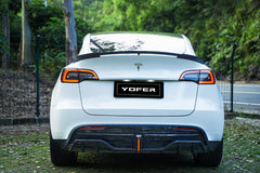 Tesla Model Y / Performance 2021 2022 2023 2024 with Aftermarket Parts - V2 Rear Diffuser PP from Yofer USA