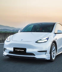 Tesla Model Y / Performance 2021 2022 2023 2024 with Aftermarket Parts - V2 Front Lip PP from Yofer USA