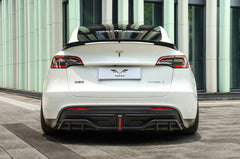 Tesla Model Y / Performance 2021 2022 2023 2024 with Aftermarket Parts - V2 Rear Lip Spoiler PP from Yofer USA