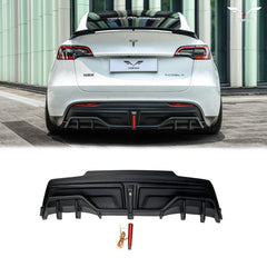 Tesla Model Y / Performance 2021 2022 2023 2024 with Aftermarket Parts - V2 Rear Diffuser PP from Yofer USA