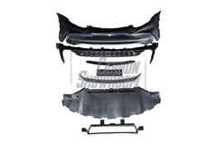 Tesla Model Y / Performance 2021-ON with Aftermarket Parts - Loong Flames Max Front Bumper PP from Yofer USA