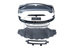 Tesla Model Y / Performance 2021-ON with Aftermarket Parts - Loong Flames Max Front Bumper PP from Yofer USA