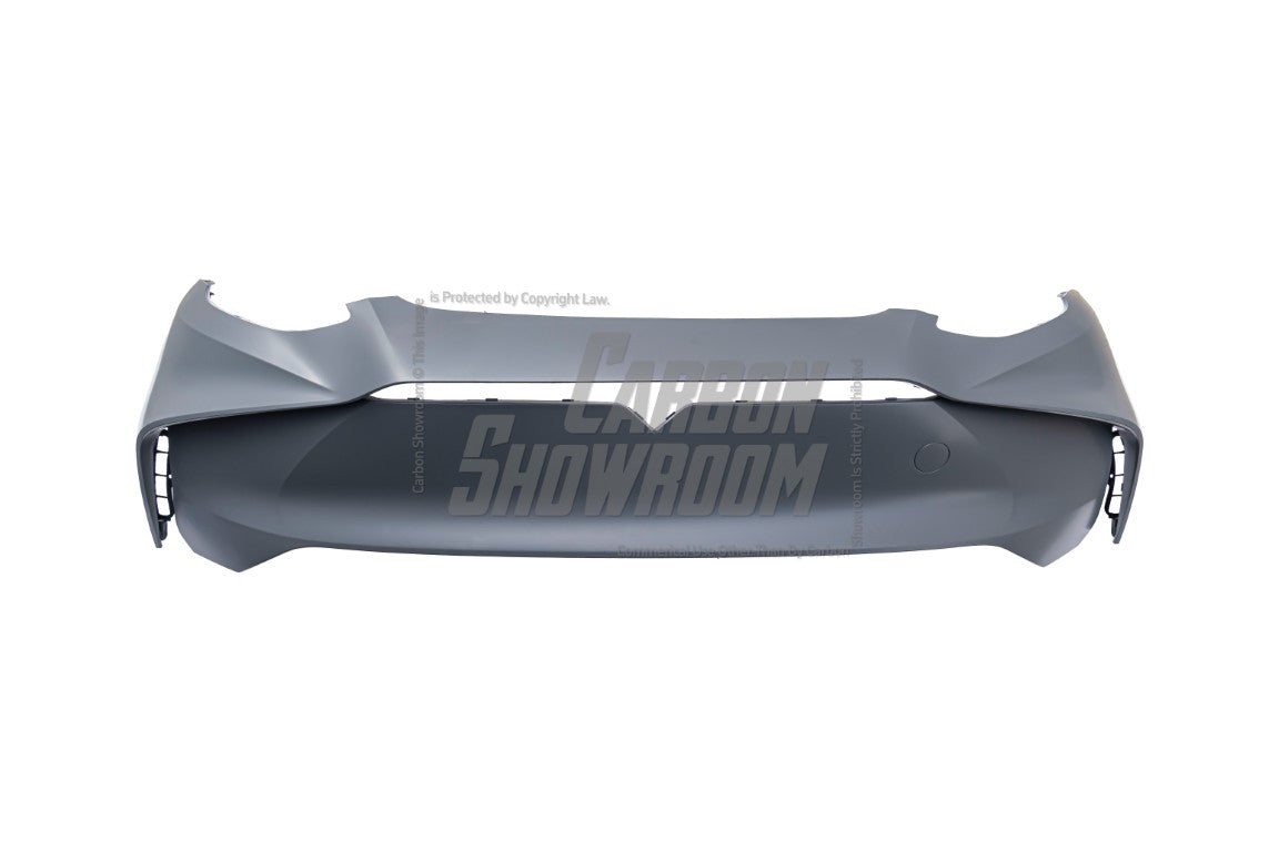 Tesla Model Y / Performance 2021-ON with Aftermarket Parts - Loong Flames Max Front Bumper PP from Yofer USA
