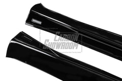 Tesla Model Y / Performance 2021-ON with Aftermarket Parts - Loong Flames Max Side Skirts PP from Yofer USA